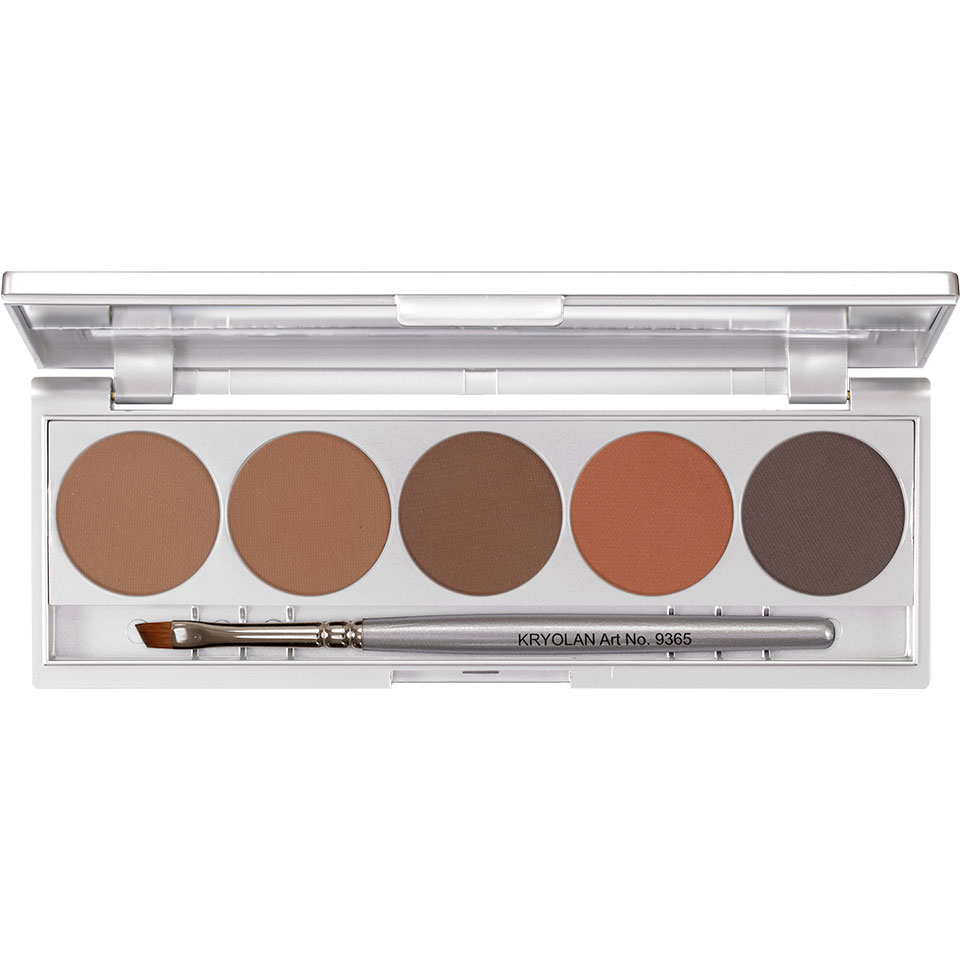 Kryolan Eyebrow Powder Palette 5 Colors