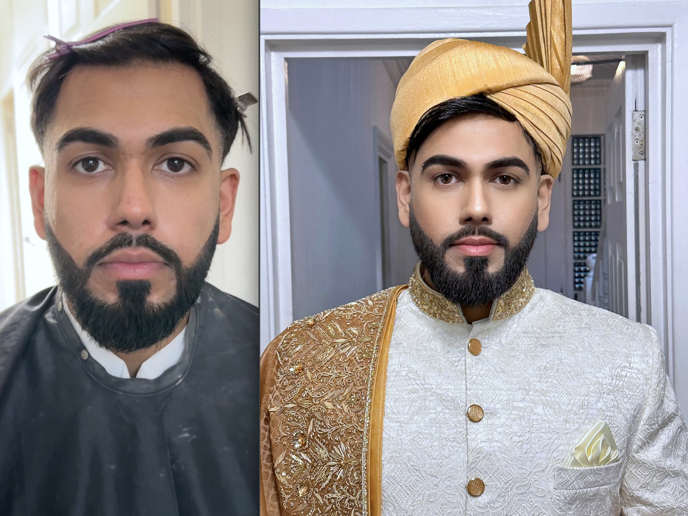 groom makeup hair London wedding groom makeup hair service London