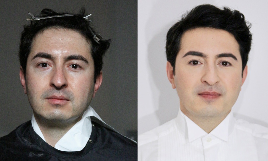 male makeup service London men makeup